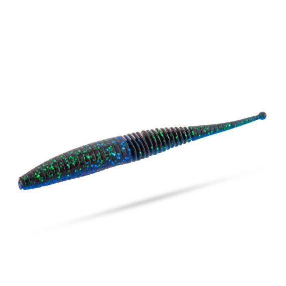 Mikado M-Craft Wiggly Worm dans le groupe Leurre de la peche / Leurre souple / Écrevisses et appâts creaturebait / Worms l\'adresse Sportfiskeprylar.se (PMMW-100-BBr)