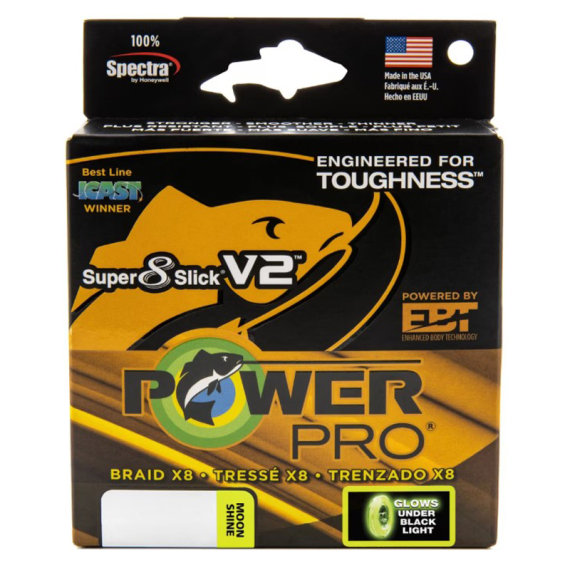 PowerPro Sup 8 Slick V2 455m Aqua Green dans le groupe Lignes de pêche / Tresse peche l\'adresse Sportfiskeprylar.se (PPBISV245541AGr)
