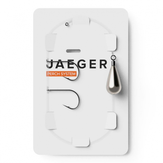 Jaeger Drop-Shot Rig (2 Hooks) dans le groupe Hameçons et terminal tackle / Montages préfaits / Montages perche préfaits l\'adresse Sportfiskeprylar.se (PRC-DRO-1)