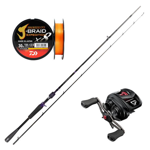 Daiwa Prorex Ags Baitcast 7\' 5-25g Universal Combo dans le groupe Kit de pêche / Ensemble casting / Ensemble Casting Perche l\'adresse Sportfiskeprylar.se (PROREXAGSUNISET)