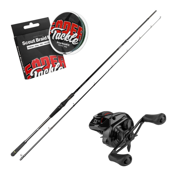 Daiwa Prorex S Bait - 8\'2\'\' 150G Pike Combo dans le groupe Ensembles de pêche / Ensemble casting / Ensemble Baitcaster Brochet l\'adresse Sportfiskeprylar.se (PROREXSPIKECOMBO)