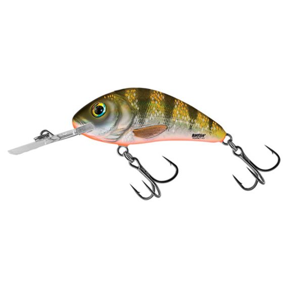 Salmo Rattlin\' Hornet 4,5cm, 6g Floating - Yellow Holographic Perch dans le groupe Leurre de la peche / Crankbait / Deep Diving Crankbaits l\'adresse Sportfiskeprylar.se (QRH007)