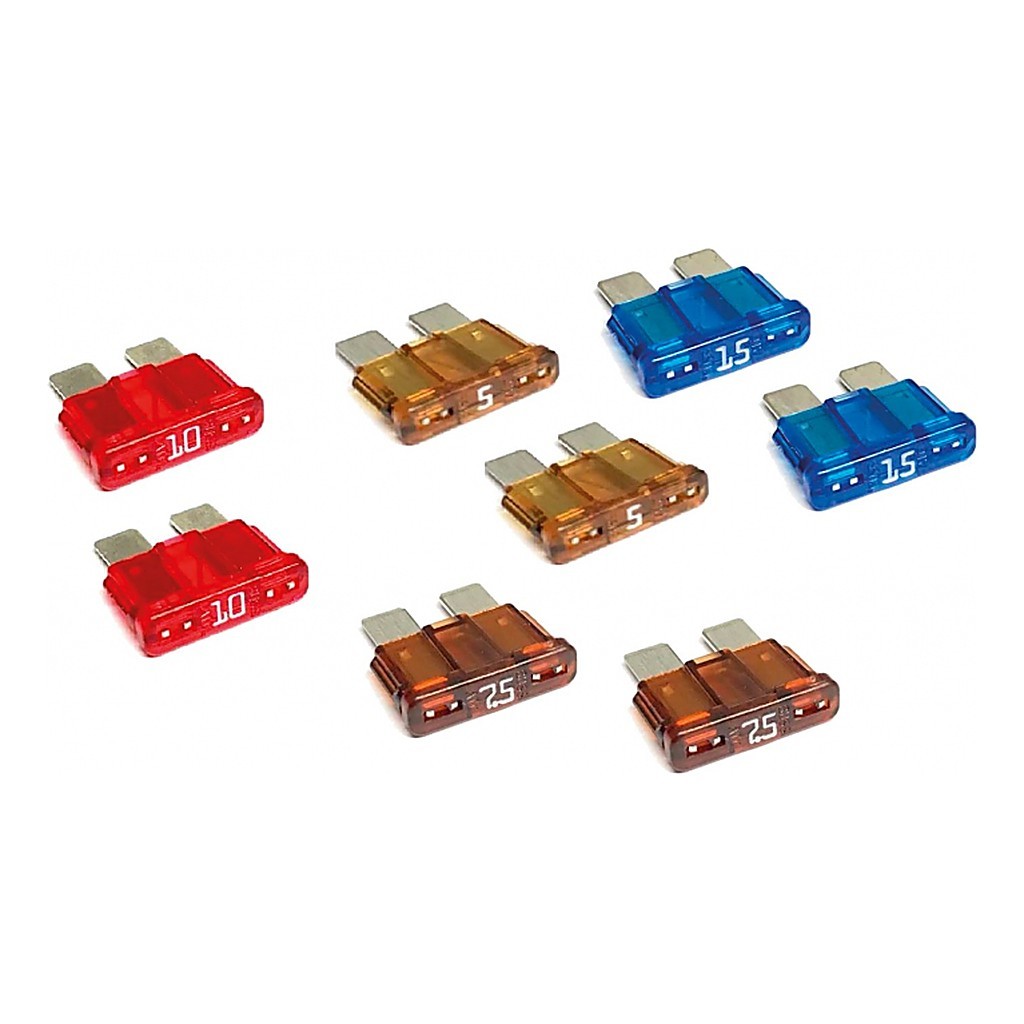 ATC Säkringar 5A/7,5A/10A/15A dans le groupe Électronique marine et bateau / Installation électrique l\'adresse Sportfiskeprylar.se (R-FUSEPACK)