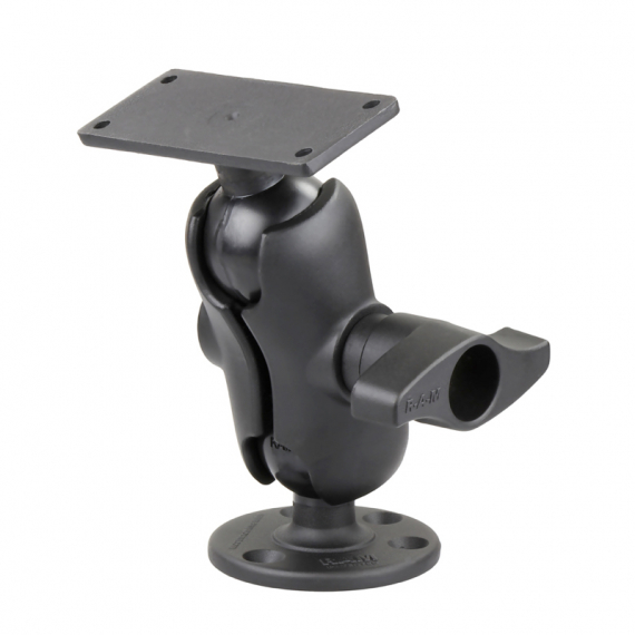 RAM Mounts 2\'\' X 5\'\' Short Arm Round Base dans le groupe Électronique marine et bateau / Accessoires bateau / Montures marines / Montures sondeur l\'adresse Sportfiskeprylar.se (RAM-D-202-25-C-202)