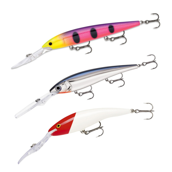Rapala Zander Trolling Wobbler Set dans le groupe Leurre de la peche / Kits leurres / kits leurres sandre l\'adresse Sportfiskeprylar.se (RAPALATROLLINGPAKET)