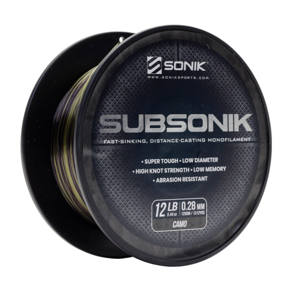 Sonik Subsonik Mono 1200m dans le groupe Lignes de pêche / Specimen lines l\'adresse Sportfiskeprylar.se (RC0023r)