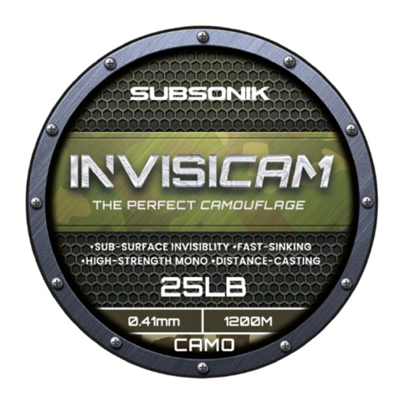 Sonik Subsonik Invisicam Mono 1200m dans le groupe Lignes de pêche / Specimen lines l\'adresse Sportfiskeprylar.se (RC0046r)