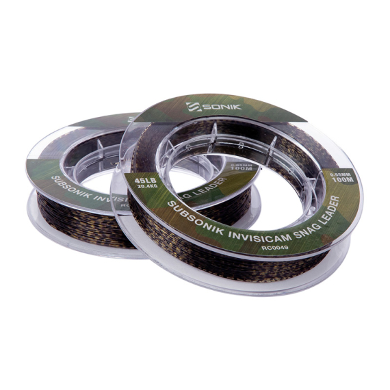 Sonik Subsonik Invisicam Snag Leader dans le groupe Hameçons et terminal tackle / Leaders et Bas de ligne / Bas de ligne / Bas de ligne monofilament l\'adresse Sportfiskeprylar.se (RC0049r)