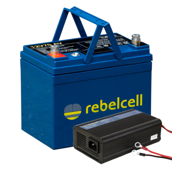 Rebelcell 12V70 AV Li-ion Med Laddare 12.6V10A dans le groupe Électronique marine et bateau / Batteries et chargeurs / Batteries / Batteries lithium l\'adresse Sportfiskeprylar.se (RC12070AVREUAPACK)