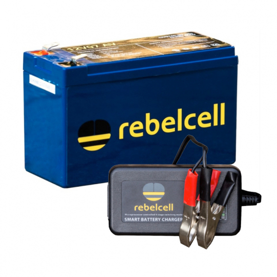 Rebelcell 12V07 AV Li-ion Med Laddare 12.6V3A dans le groupe Électronique marine et bateau / Batteries et chargeurs / Batteries / Batteries lithium l\'adresse Sportfiskeprylar.se (RC12V07PACK)