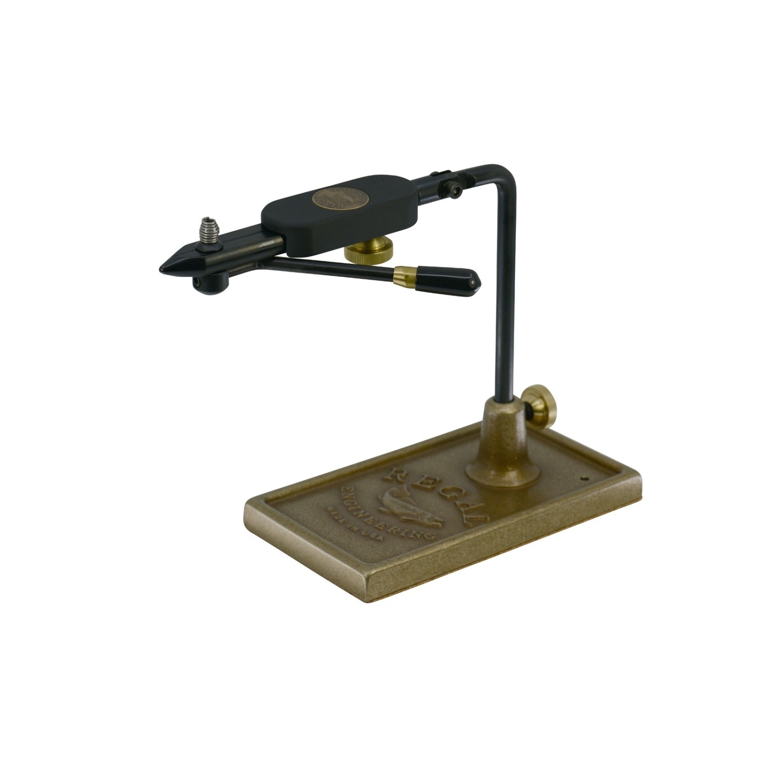 Regal Medallion Series Vise - Regular Jaws/Bronze Traditional Base dans le groupe Hameçons et terminal tackle / Fabrication mouche / étaux fabrication mouche l\'adresse Sportfiskeprylar.se (REG-RPBR-10T)