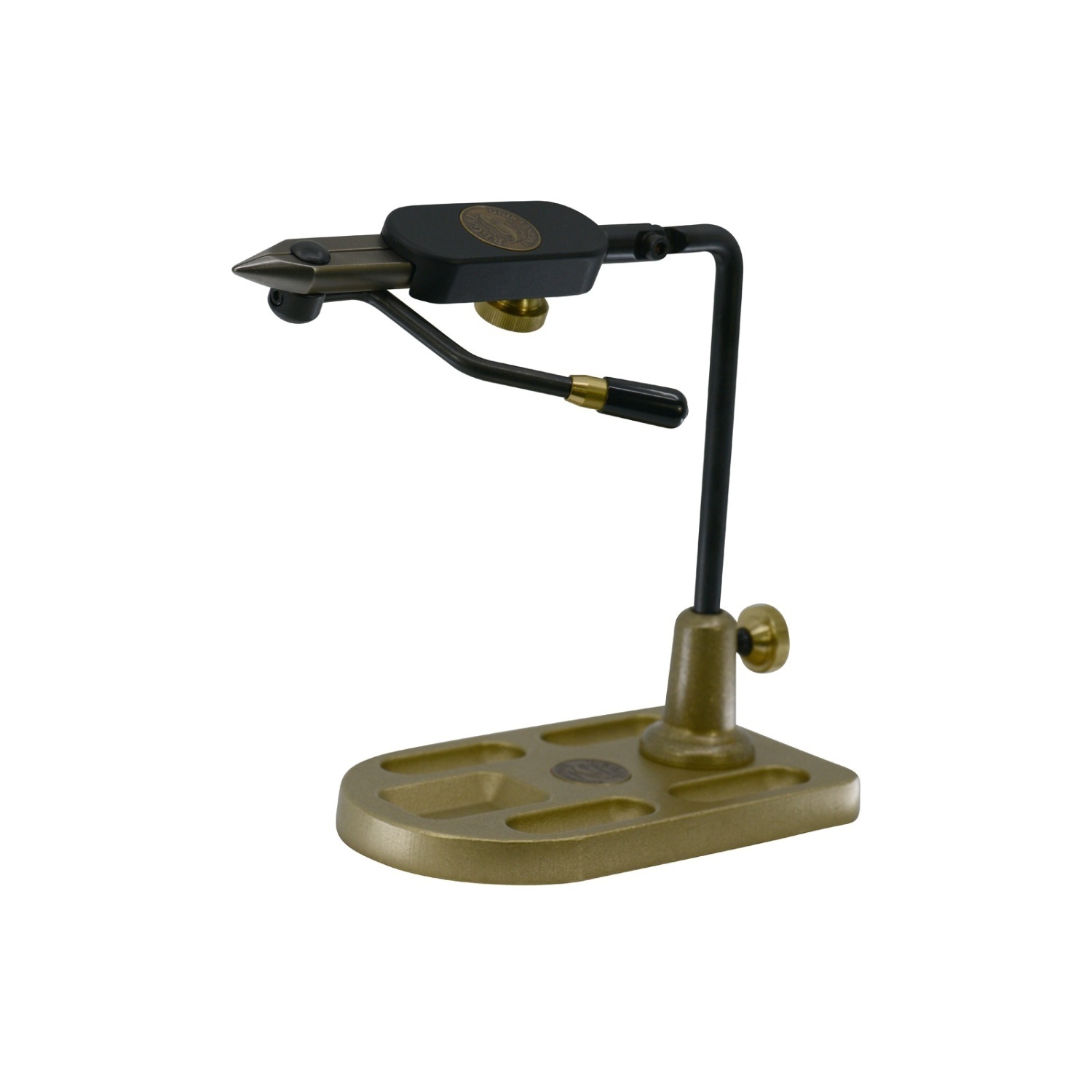 Regal Medallion Series Vise - Stainless Steel Jaws/Bronze Pocket Base dans le groupe Hameçons et terminal tackle / Fabrication mouche / étaux fabrication mouche l\'adresse Sportfiskeprylar.se (REG-STNSBMM-40P)