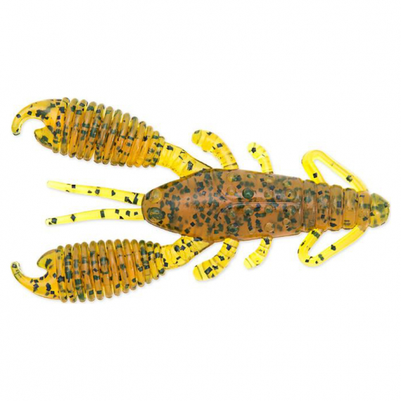 Reins Ring Craw 7,6cm (8-pack) - Motoroil Pepper dans le groupe Leurre de la peche / Leurre souple / Écrevisses et appâts creaturebait / écrevisses l\'adresse Sportfiskeprylar.se (REI-3RC-429)