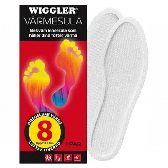 Wiggler Innersole Heater Stl 41-44 dans le groupe Loisirs en plein air / Autres équipement outdoor / Chauffe-mains et chauffe-pieds l\'adresse Sportfiskeprylar.se (ROK41)