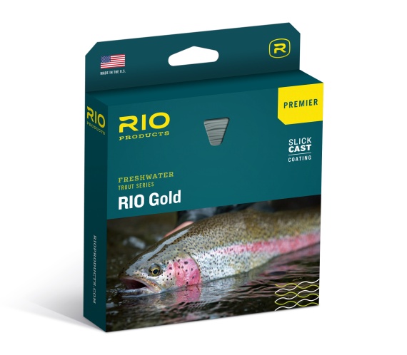 RIO Premier Gold Fly Line Float Moss/Gold dans le groupe Techniques de pêche / Pêche à la mouche / Soies / Soies une main l\'adresse Sportfiskeprylar.se (RP19230r)