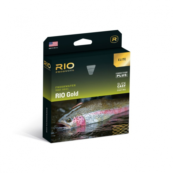 RIO Elite Gold Moss/Gold/Gray dans le groupe Lignes / Soies / Soies une main l\'adresse Sportfiskeprylar.se (RP19268r)