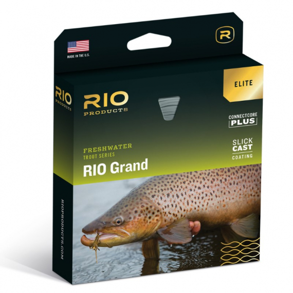 RIO Elite Grand Green/Yellow/Gray dans le groupe Lignes de pêche / Lignes de pêche à la mouche / Soies une main l\'adresse Sportfiskeprylar.se (RP19273r)