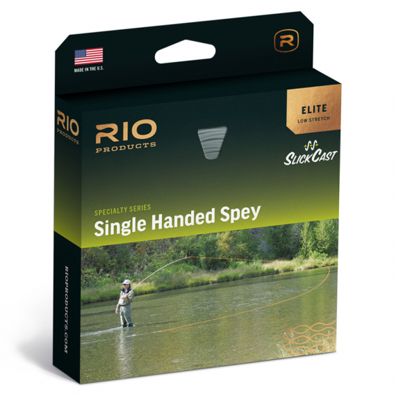 Rio Elite Single Handed Spey, Float Peach/Camo dans le groupe Lignes / Soies / Soies une main l\'adresse Sportfiskeprylar.se (RP19536r)
