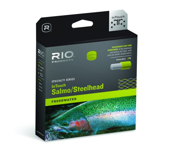 Rio InTouch Salmo/Steelhead WF Float Fly Line Moss/Yellow dans le groupe Techniques de pêche / Pêche à la mouche / Soies / Soies une main l\'adresse Sportfiskeprylar.se (RP20215r)