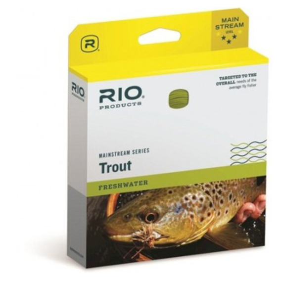 RIO Mainstream Trout Lemon Green dans le groupe Lignes de pêche / Lignes de pêche à la mouche / Soies une main l\'adresse Sportfiskeprylar.se (RP20741r)
