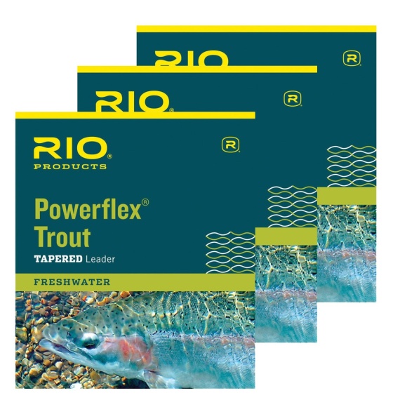 Rio Powerflex TroutLeader 12ft 3-pack dans le groupe Techniques de pêche / Pêche à la mouche / Bas de ligne mouche et matériel / Bas de ligne mouche préfaits / Queues de rat l\'adresse Sportfiskeprylar.se (RP24051r)