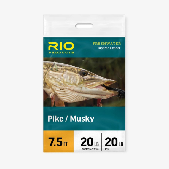 Rio Pike/Musky Leader 7,5ft dans le groupe Techniques de pêche / Pêche à la mouche / Bas de ligne mouche et matériel / Bas de ligne mouche préfaits / Queues de rat l\'adresse Sportfiskeprylar.se (RP24666r)