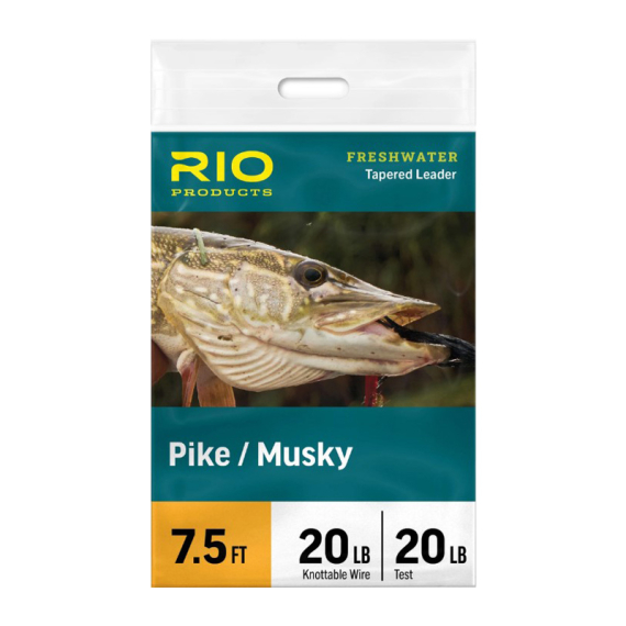 Rio Pike/Musky Leader 7,5ft dans le groupe Techniques de pêche / Peche a la mouche / Bas de ligne mouche et matériel / Bas de ligne mouche préfaits / Queues de rat l\'adresse Sportfiskeprylar.se (RP24666r)