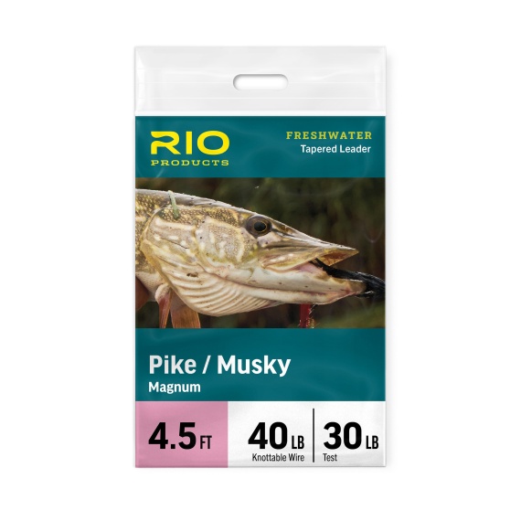 Rio Pike/Musky Stealth Leader 6ft dans le groupe Techniques de pêche / Pêche à la mouche / Bas de ligne mouche et matériel / Bas de ligne mouche préfaits / Queues de rat l\'adresse Sportfiskeprylar.se (RP24668r)