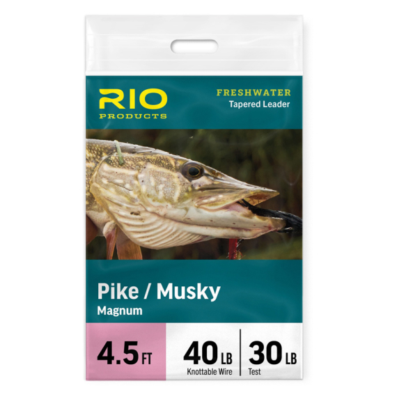 Rio Pike/Musky Stealth Leader 6ft dans le groupe Techniques de pêche / Peche a la mouche / Bas de ligne mouche et matériel / Bas de ligne mouche préfaits / Queues de rat l\'adresse Sportfiskeprylar.se (RP24668r)
