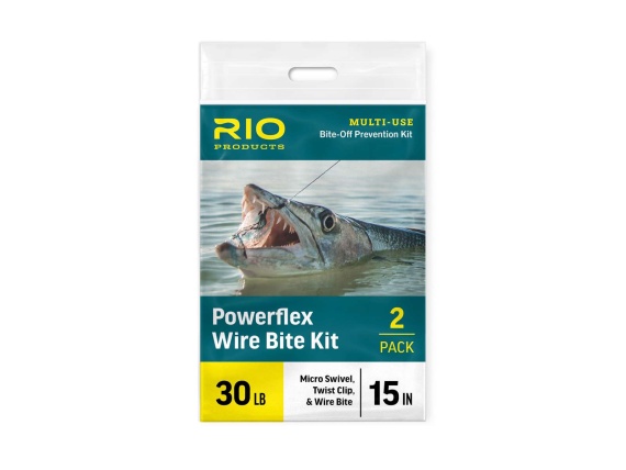 Rio Powerflex Wire Bites Leader Swivel And Twist Clip dans le groupe Techniques de pêche / Pêche à la mouche / Bas de ligne mouche et matériel / Bas de ligne mouche l\'adresse Sportfiskeprylar.se (RP26012r)