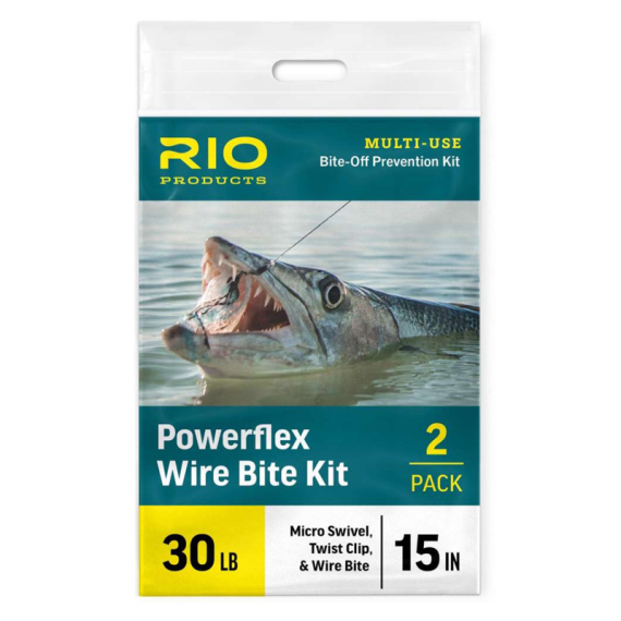 Rio Powerflex Wire Bites Leader Swivel And Twist Clip dans le groupe Techniques de pêche / Peche a la mouche / Bas de ligne mouche et matériel / Bas de ligne mouche l\'adresse Sportfiskeprylar.se (RP26012r)