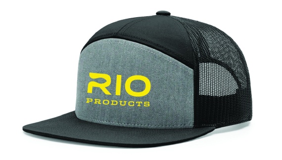 Rio 7 Panel Mesh Back Heater Gray/Black One Size dans le groupe Habits et chaussures / Chapeau de peche, casquette peche / Casquettes / Casquettes trucker l\'adresse Sportfiskeprylar.se (RP26196)