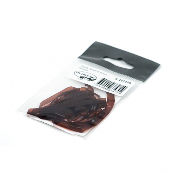 Body Strech 4mm - Brown dans le groupe Hameçons et terminal tackle / Fabrication mouche / Matériel de montage de mouches / Autres matériaux synthétiques l\'adresse Sportfiskeprylar.se (S-251124)