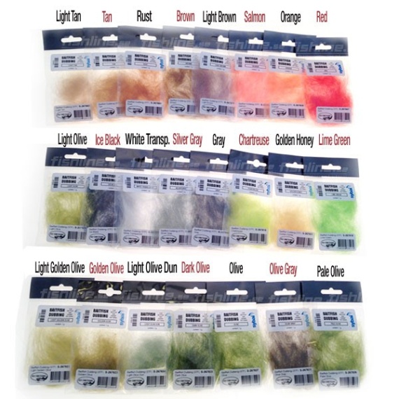 Baitfish Dubbing - Olive dans le groupe Hameçons et terminal tackle / Fabrication mouche / Matériel de montage de mouches / Dubbing l\'adresse Sportfiskeprylar.se (S-267827)