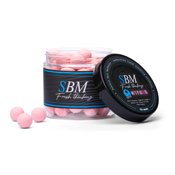 SBM Popups - MP1 (Washed Out Pink), 15mm dans le groupe Leurre de la peche / Bouillettes, esches et amorce / Popups & Wafters l\'adresse Sportfiskeprylar.se (SBM-MP1-FL-P-15MM-PK)