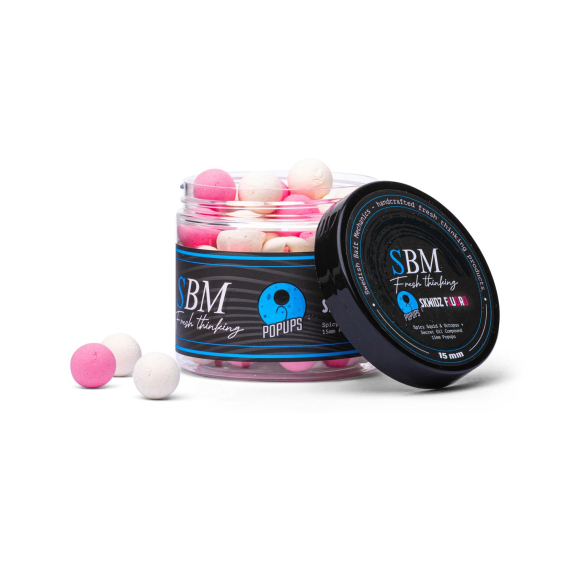 SBM Popups - Sqwidz Pink/White dans le groupe Leurre de la peche / Bouillettes, esches et amorce / Popups & Wafters l\'adresse Sportfiskeprylar.se (SBM-SKWID-FL-Pr)