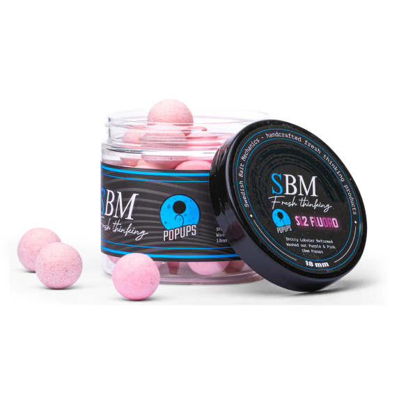 SBM Popups - SL2 (Washed out), Pink/Purple, 15mm dans le groupe Leurre de la peche / Bouillettes, esches et amorce / Popups & Wafters l\'adresse Sportfiskeprylar.se (SBM-SL2-FL-P-15MM)