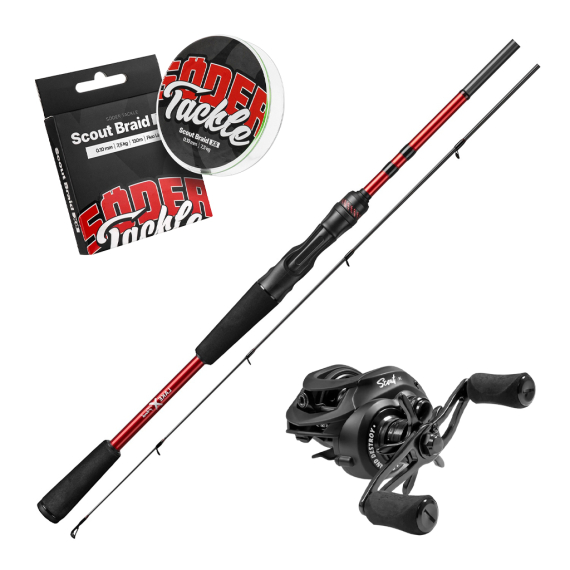 Lake X Perch Casting Combo 7\'2\'\' 5-25g dans le groupe Ensembles de pêche / Ensemble casting / Ensemble Casting Perche l\'adresse Sportfiskeprylar.se (SCOUTBCLAKEXSET)