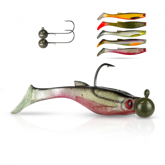 Scout Shad Tungsten Round Jig Head Bundle dans le groupe Leurre de la peche / Kits leurres / kits leurres souples l\'adresse Sportfiskeprylar.se (SCSTJH1)