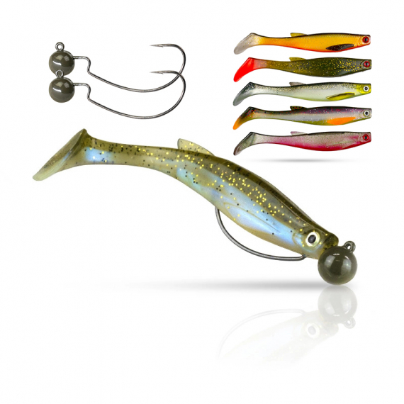 Scout Shad Tungsten Offset Jig Head Bundle dans le groupe Leurre de la peche / Kits leurres / Kits leurres perche l\'adresse Sportfiskeprylar.se (SCSTJH2)
