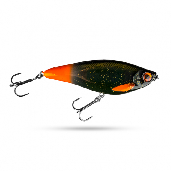 Scout Swimmer 12,5cm 67g Slow Sink - Motoroil Hottail dans le groupe Leurre de la peche / Swimbaits / Swimbaits durs l\'adresse Sportfiskeprylar.se (SCSWSS125-21)