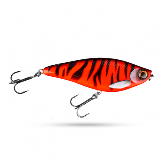 Scout Swimmer 12,5cm 67g Slow Sink - Red Tiger dans le groupe Leurres / Swimbaits / Swimbaits durs l\'adresse Sportfiskeprylar.se (SCSWSS125-22)
