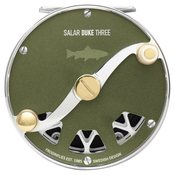 Frödin Salar Duke Reel Matte Hunter Green dans le groupe Moulinet de pêche / Moulinets mouche et bobines suplémentaires / Moulinets de pêche à la mouche l\'adresse Sportfiskeprylar.se (SDKMHG-01r)
