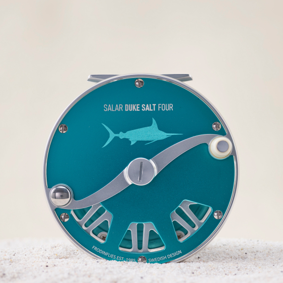 Frödin Salar Duke Salt Reel Crystal Blue dans le groupe Moulinet de pêche / Moulinets mouche et bobines suplémentaires / Moulinets mouche l\'adresse Sportfiskeprylar.se (SDUSCB-001r)