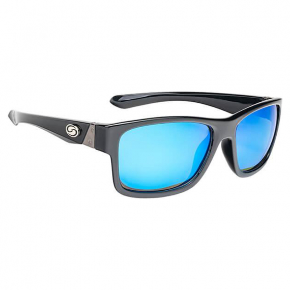 Strike King SK Pro Sunglasses Black Frame, Wht Blue Mirror Gray Base Lens dans le groupe Habits et chaussures / Lunettes / Lunettes polarisantes l\'adresse Sportfiskeprylar.se (SG-P301)