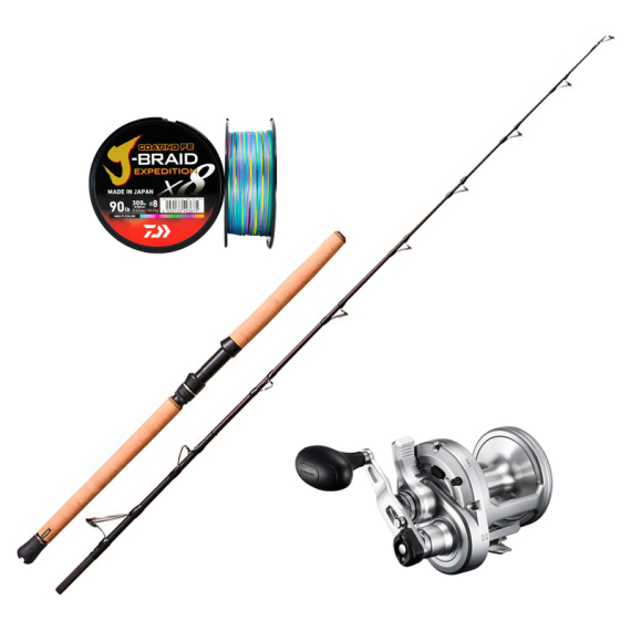 Savage Gear SG6 Halibut Combo dans le groupe Canne a peche / Canne a peche mer l\'adresse Sportfiskeprylar.se (SG6HALIBUTCOMBO)