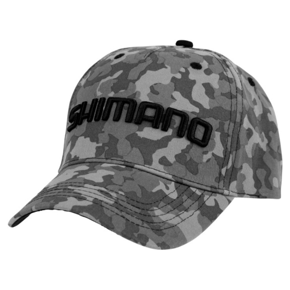 Shimano Cap Grey Camo dans le groupe Habits et chaussures / Chapeau de peche, casquette peche / Casquettes l\'adresse Sportfiskeprylar.se (SHCAPGCA)