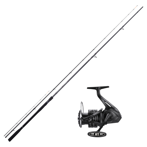 Shimano Aero Feeder Combo dans le groupe Kit de pêche / Combos specimen / Feederset l\'adresse Sportfiskeprylar.se (SHIMANOAEROFEEDERSET)