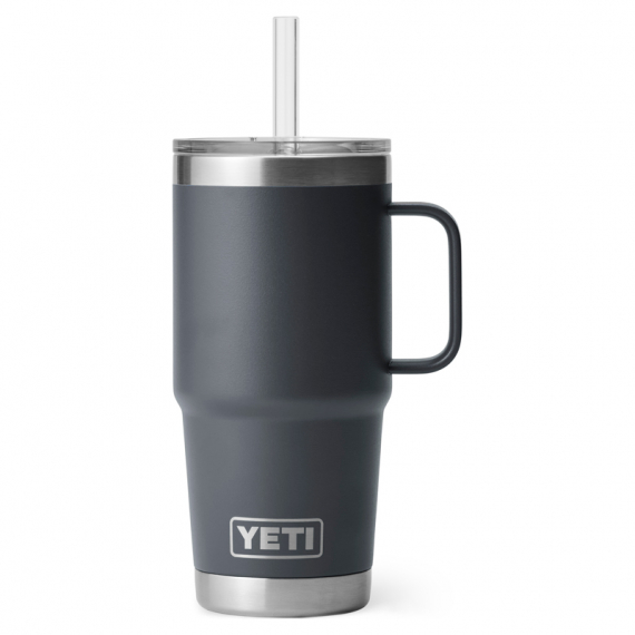 Yeti Rambler 25 Oz Straw Mug - Charcoal dans le groupe Loisirs en plein air / Cuisines camping et ustensiles / Thermos / Mugs Thermos l\'adresse Sportfiskeprylar.se (SKU-0326-CHA)