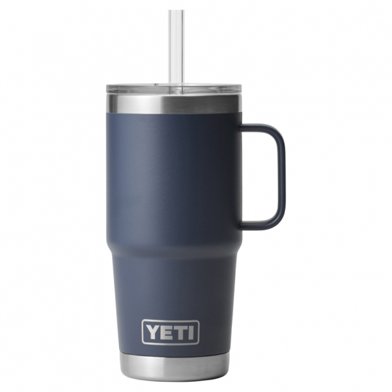Yeti Rambler 25 Oz Straw Mug - Navy dans le groupe Loisirs en plein air / Cuisines camping et ustensiles / Thermos / Mugs Thermos l\'adresse Sportfiskeprylar.se (SKU-0326-NVY)